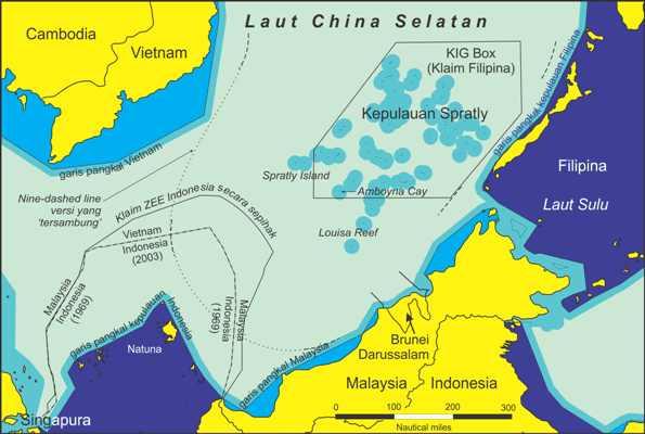 Laut china selatan milik siapa