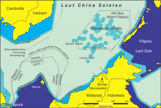 Sengketa Perairan Laut Cina Selatan – Environmental Geography Student ...